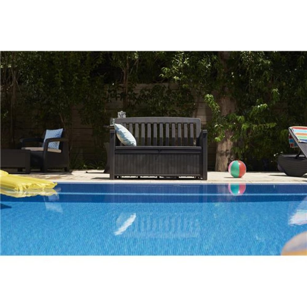 New Yard bench with storage compartment - Picture 6 of 16